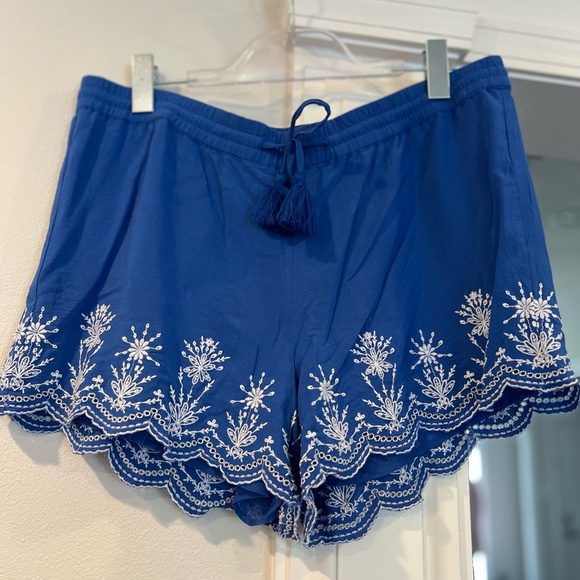 LOFT Drawstring Shorts Size Large - Picture 1 of 2